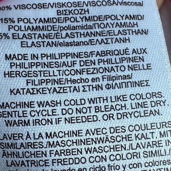 Brooks Brothers Ponte Stretch Floral 3/4 Sleeve Split Neck Dress XS Colorful - Picture 10 of 11